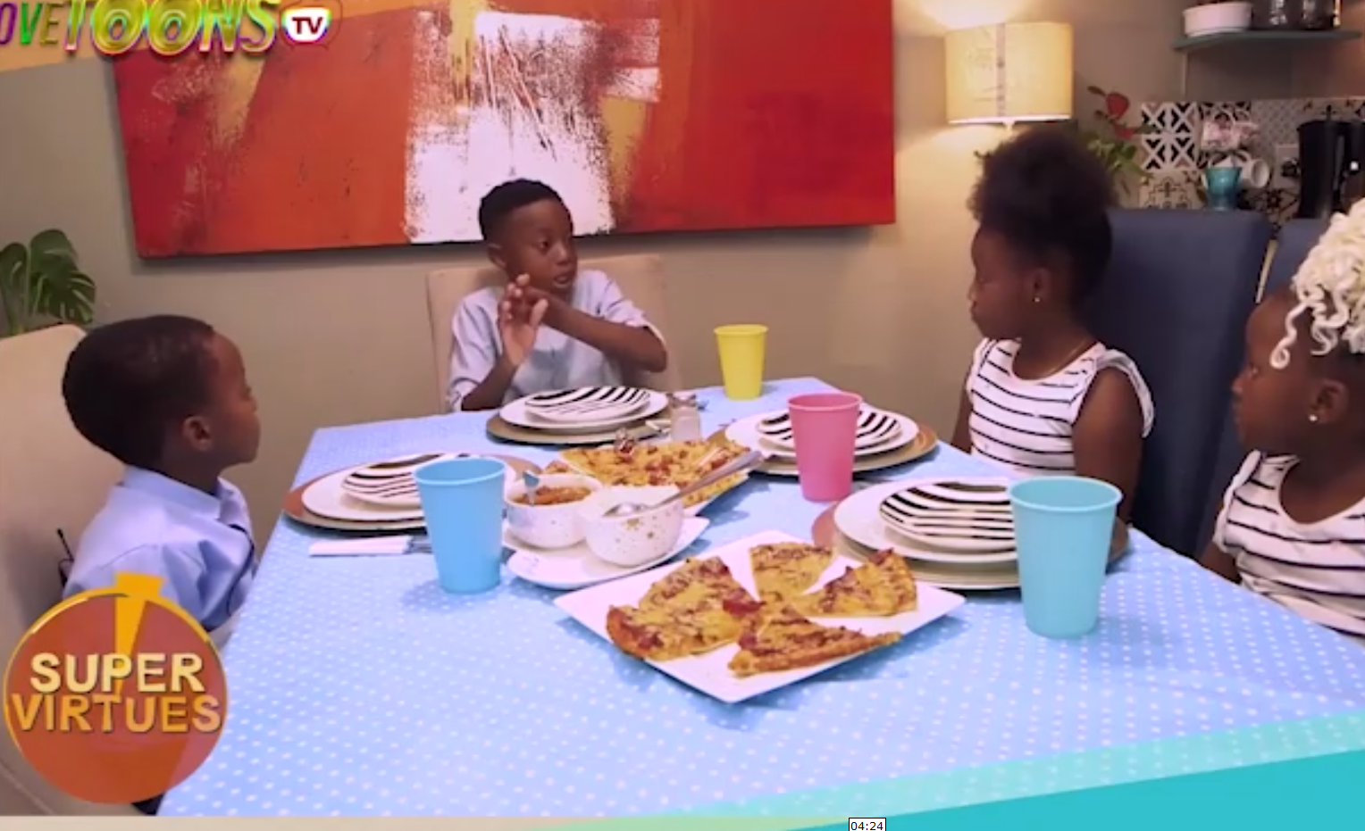 Good table manners - Super Virtues | Lovetoons TV